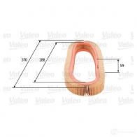 Воздушный фильтр VALEO 3276425856936 RR JZP 1206051166 585693 - Изображение 1