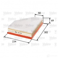 Воздушный фильтр VALEO 1206048840 3276425854017 585401 Y Q2TH - Изображение 7