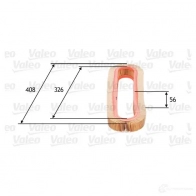 Воздушный фильтр VALEO 1206051022 585667 S3NA 2U 3276425856677
