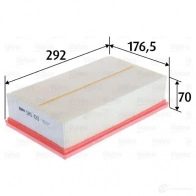 Воздушный фильтр VALEO 3276425854208 Q0282 1 1424235917 585420 - Изображение 5