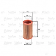 Воздушный фильтр VALEO 1206050426 585639 EVQE 1QP 3276425856394