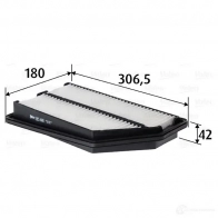 Воздушный фильтр VALEO 1424235942 3276425854468 585446 AX1 IWH - Изображение 1