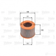 Воздушный фильтр VALEO 1206051112 585685 E1 77F 3276425856851