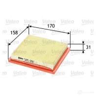 Воздушный фильтр VALEO 3276425850972 M1GCN6 L 585097 232011 - Изображение 6