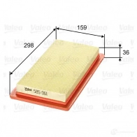 Воздушный фильтр VALEO 585061 1206045100 3276425850613 D 1LM5IK - Изображение 1