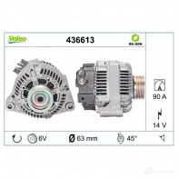 Генератор VALEO A13VI231 436613 2 541758 226141 - Изображение 4