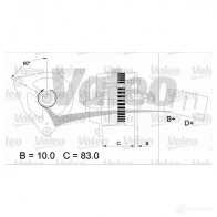 Генератор VALEO 9AR2613F 225826 9 AR2612G 436140 - Изображение 5