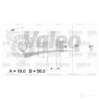 Генератор VALEO 254135 7 436260 Citroen Xsara 1 (N2) Универсал 1.6 i 88 л.с. 1997 – 2000 2541447