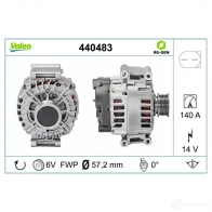 Генератор VALEO 440483 3276424404831 EWHNQE B 227813 - Изображение 4