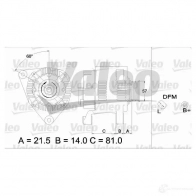 Генератор VALEO Audi A4 (B5) 1 Седан 2.4 163 л.с. 1997 – 2000 SG8B010 437177 25 42238