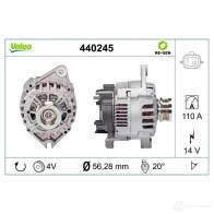 Генератор VALEO 3276424402455 227736 6X C1N 440245 - Изображение 4