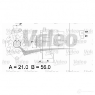 Генератор VALEO 9AR297 3L 225860 436219 9AR5084L
