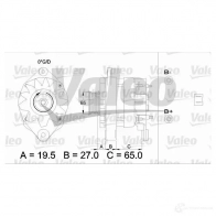 Генератор VALEO 436594 1807 90 A14N102 226130