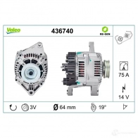 Генератор VALEO 226236 2541979 254 1937 436740 - Изображение 4