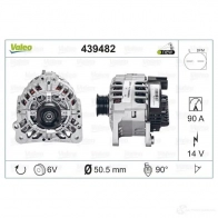 Генератор VALEO 227259 439482 6MKTYJ SG8B02 6 - Изображение 5