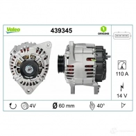Генератор VALEO 227190 439345 KAKHFB TA000A2 9102 - Изображение 4