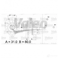 Генератор VALEO 29 40778 436588 226126 PQ4TA
