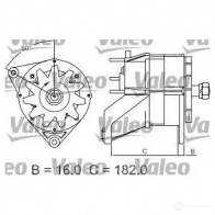 Генератор VALEO 29 40778 436588 226126 PQ4TA - Изображение 2