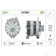Генератор VALEO 1206153754 VNC 1AQ 747081 3276427470819