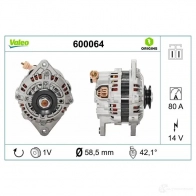 Генератор VALEO 600064 1197959172 D8 UJT 3276426000642 - Изображение 4