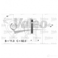 Генератор VALEO 936184480 3276424366955 2M6 SZ 436695
