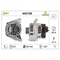 Генератор VALEO 443129 3276424431295 IVHCQ T8 1424242237 - Изображение 4