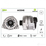 Генератор VALEO 443046 3276424430465 0 W0WQ5M 1424242188 - Изображение 4