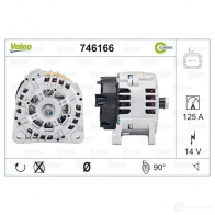 Генератор VALEO 3276427461664 746166 ZB9 XZ 1206147412 - Изображение 4