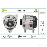 Генератор VALEO 437335 TA000A29102 A0006 55009 226386 - Изображение 4
