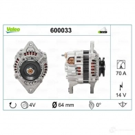 Генератор VALEO 600033 1206088306 3276426000338 H 5WKKF - Изображение 4