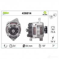 Генератор VALEO 226142 436614 25 41797 2541937 - Изображение 4