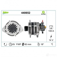 Генератор VALEO 1205989946 3276424406521 5WP 4AI 440652 - Изображение 4