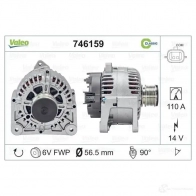 Генератор VALEO C9GJ J 746159 1206147336 3276427461596 - Изображение 4