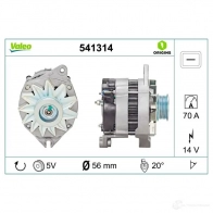 Генератор VALEO 230067 A 13N207 A13N207+ 541314 - Изображение 4