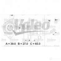 Генератор VALEO 436282 25413 49 225904 A13VI25 - Изображение 1