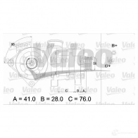 Генератор VALEO 436410 NJOPM A14V 14 Bmw 3 (E36) 3 Седан 2.5 325 i 192 л.с. 1990 – 1995