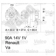 Генератор VALEO SG9MA260 225980 436390 A1 4N74