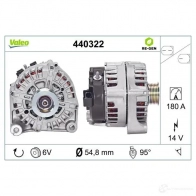 Генератор VALEO 440322 1199253540 3276424403223 6 EBMM - Изображение 4