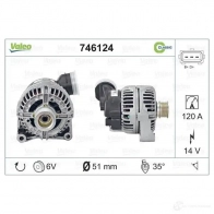Генератор VALEO 746124 3276427461244 V10DM G 1206146814 - Изображение 5