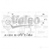 Генератор VALEO 225878 5 16035 436249 A14N54 - Изображение 1
