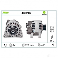 Генератор VALEO SG7S014 439246 227126 A11V I91 - Изображение 4