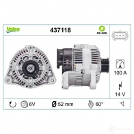 Генератор VALEO 437118 25419 62 A13VI200 226269 - Изображение 4
