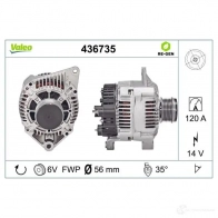 Генератор VALEO 436735 2542603 226231 25419 76 - Изображение 4