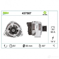 Генератор VALEO 437587 D7J QGZ 3276424375872 226615 - Изображение 4