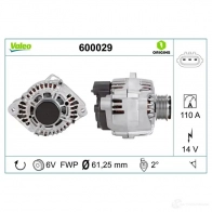 Генератор VALEO 600029 3276426000291 1TP G6IU 233411 - Изображение 4