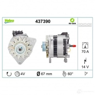 Генератор VALEO 226439 5402239 4A 54022425 437390 - Изображение 4