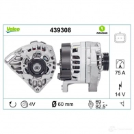 Генератор VALEO A11 VI111 SG7S028 439308 227169 - Изображение 4