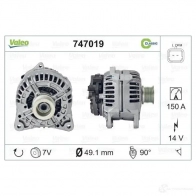 Генератор VALEO 747019 Renault Laguna (BG) 2 Хэтчбек 2.0 16V Turbo (BG0S. BG1L. BG1M) 163 л.с. 2003 – 2005 VVE0 J2Q 3276427470192