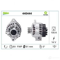Генератор VALEO 440444 3276424404442 GT 6KK6 1205988370 - Изображение 4