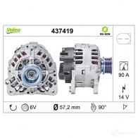 Генератор VALEO 437419 226467 SG9B055 25 42650 - Изображение 4